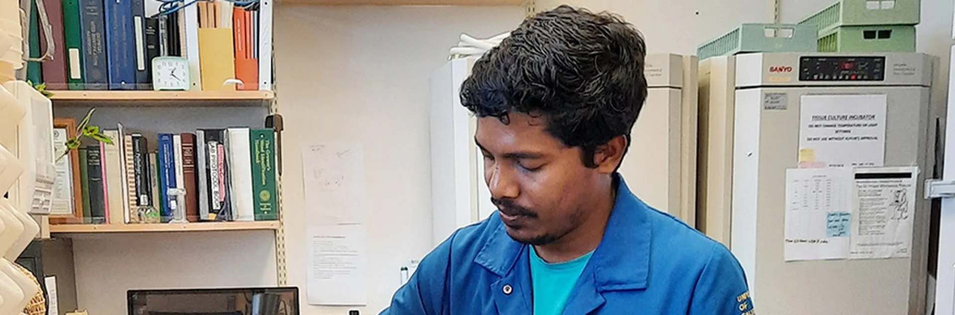 Shah Alam of the Amanda Hodson lab