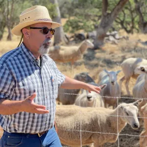 A headshot of Livestock and Natural Resources Advisor, Dan Macon.